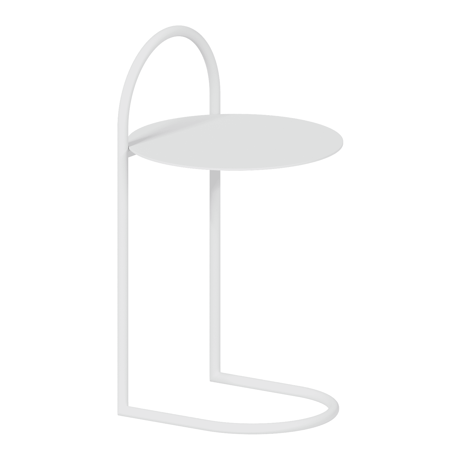 Журнальный столик EVEZER белый, 40 х 40 см