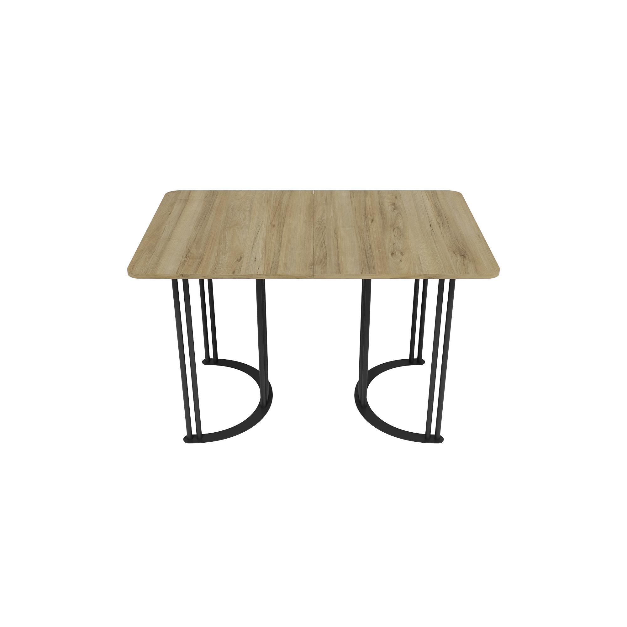 Обеденный раздвижной стол VIOLUR 120/190 х 80 см, орех/черный