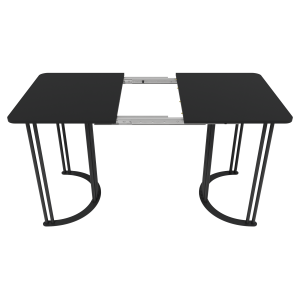 Обеденный раздвижной стол VIOLUR 110/140 х 70 см, черный