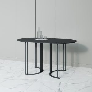 Обеденный стол VIOLUR 140 х 80 см, черный