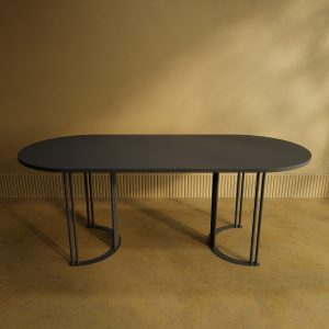 Обеденный стол VIOLUR 200 х 90 см, черный