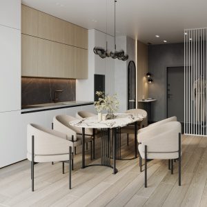 Обеденный стол VIOLUR 140 х 80 см, белый мрамор/черный