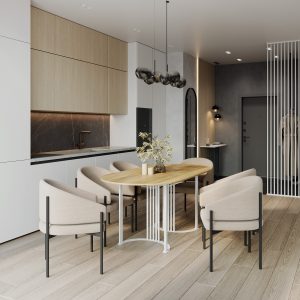 Обеденный стол VIOLUR 140 х 80 см, орех/белый