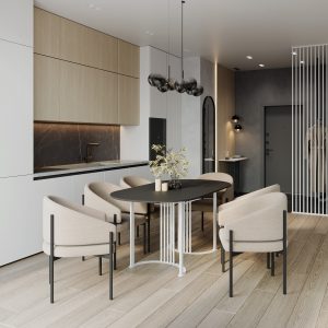 Обеденный стол VIOLUR 140 х 80 см, черный/белый