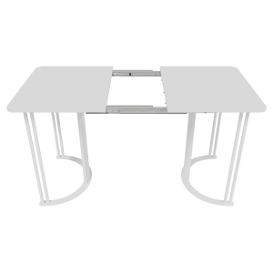 Обеденный раздвижной стол VIOLUR 110/140 х 70 см, белый