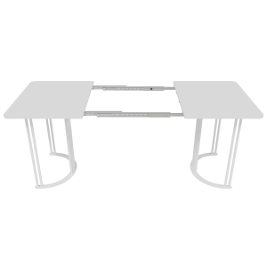 Обеденный раздвижной стол VIOLUR 120/190 х 80 см, белый