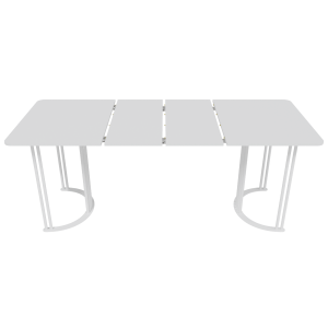 Обеденный раздвижной стол VIOLUR 120/190 х 80 см, белый
