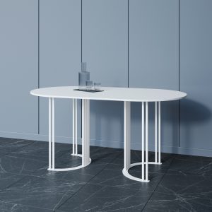 Обеденный стол VIOLUR 160 х 80 см, белый