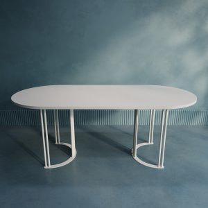 Обеденный стол VIOLUR 200 х 90 см, белый