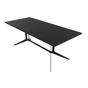 Обеденный стол AMELIX 200 х 90 см, черный