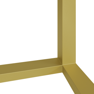 Рабочий стол PINGUM Wood черный/золотой, 128 х 71.5 см