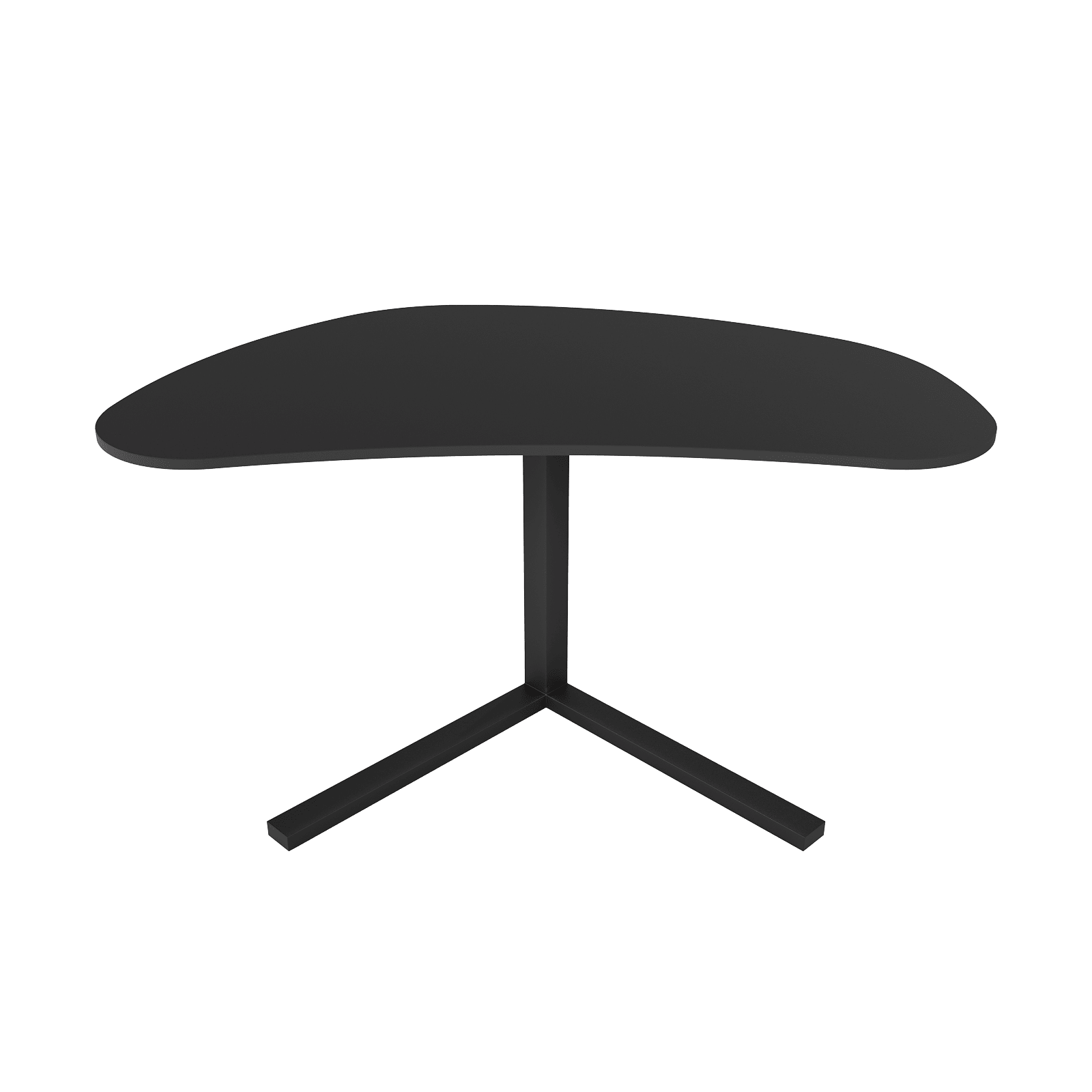 Рабочий стол PINGUM Wood черный, 128 х 71.5 см