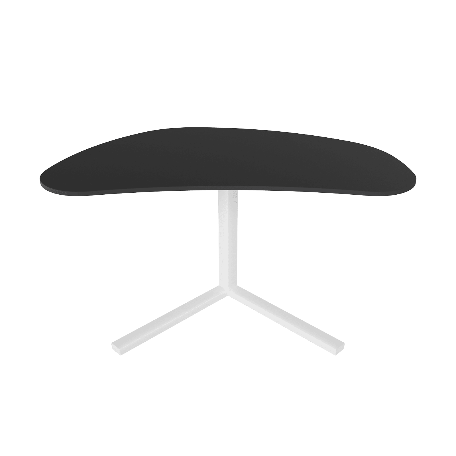 Рабочий стол PINGUM Wood черный/белый, 128 х 71.5 см