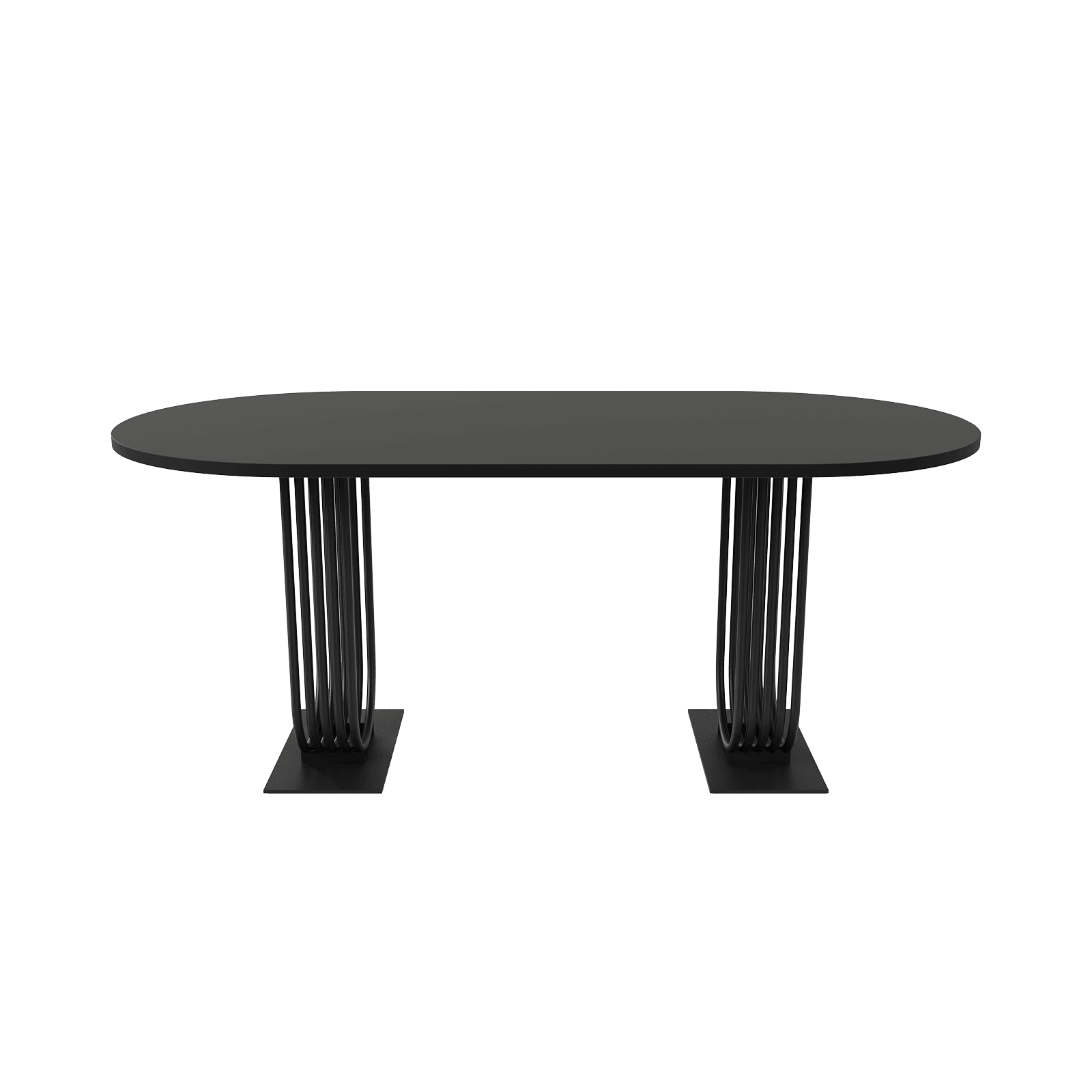 Обеденный стол ARFEO Duo 180 х 90 см, черный