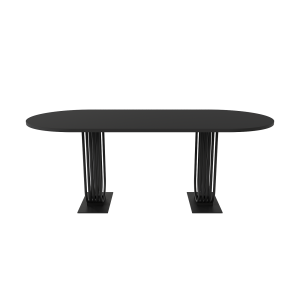 Обеденный стол ARFEO Duo 200 х 90 см, черный