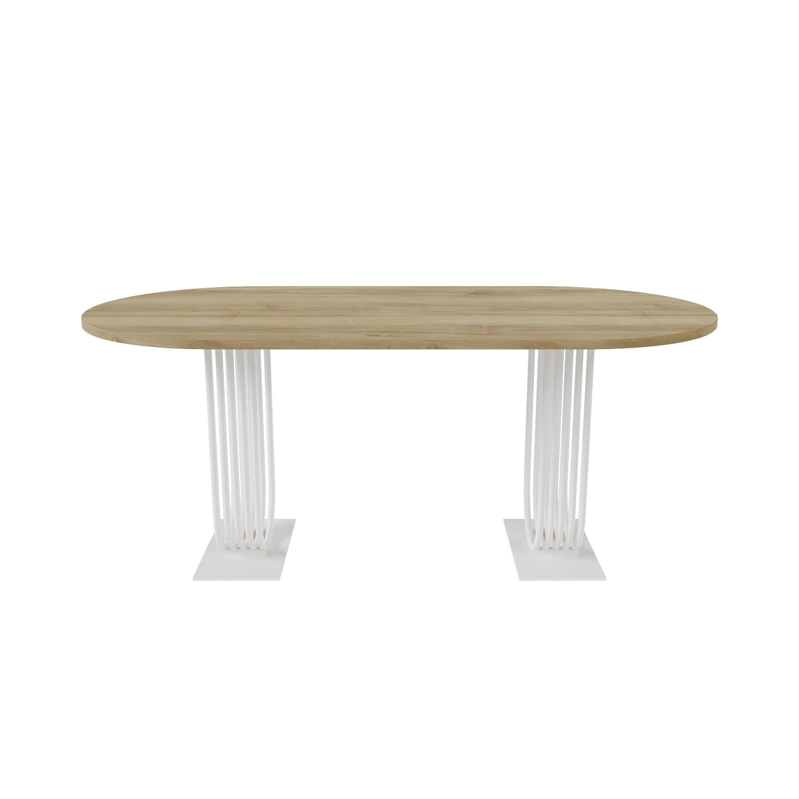 Обеденный стол ARFEO Duo 180 х 90 см, орех/белый