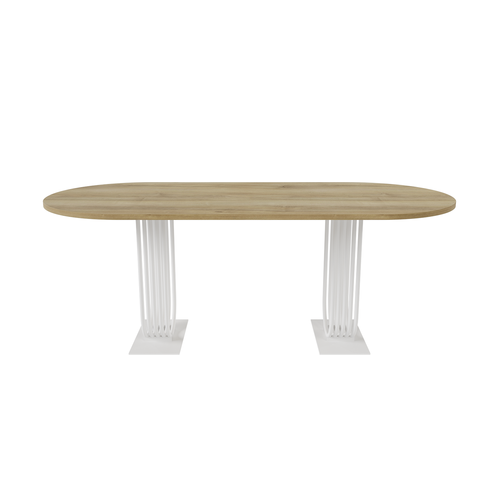 Обеденный стол ARFEO Duo 200 х 90 см, орех/белый