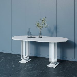 Обеденный стол ARFEO Duo 180 х 90 см, белый