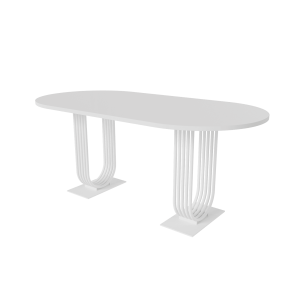 Обеденный стол ARFEO Duo 180 х 90 см, белый