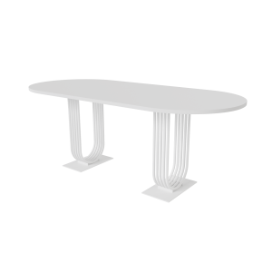 Обеденный стол ARFEO Duo 200 х 90 см, белый