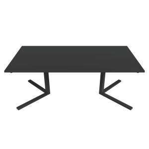 Рабочий стол PINGUM Duo черный, 200 х 100 см