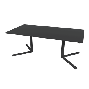 Рабочий стол PINGUM Duo черный, 200 х 100 см