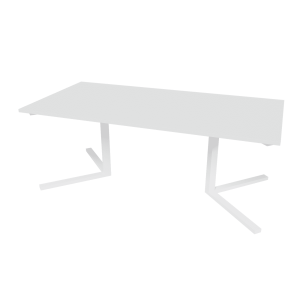 Рабочий стол PINGUM Duo белый, 200 х 100 см