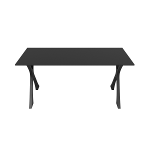 Обеденный стол TEYDOR 160 х 70 см, черный