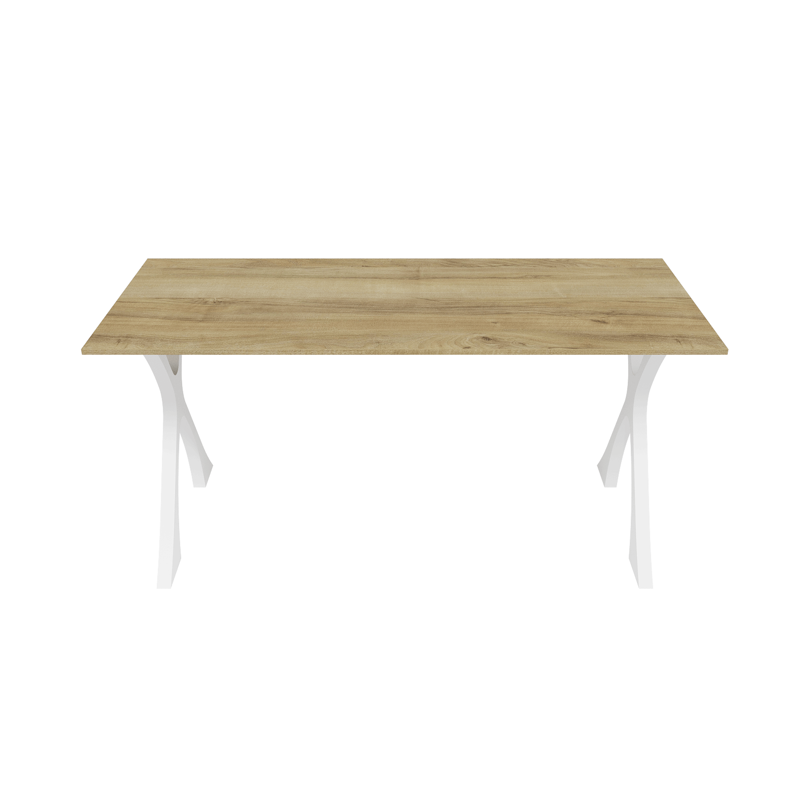 Обеденный стол TEYDOR 160 х 70 см, орех/белый