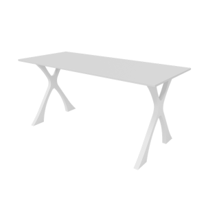 Обеденный стол TEYDOR 160 х 70 см, белый