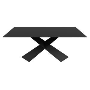 Обеденный стол LINBOW Wood 180 х 90 см, черный