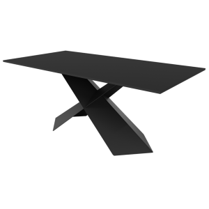 Обеденный стол LINBOW Wood 180 х 90 см, черный