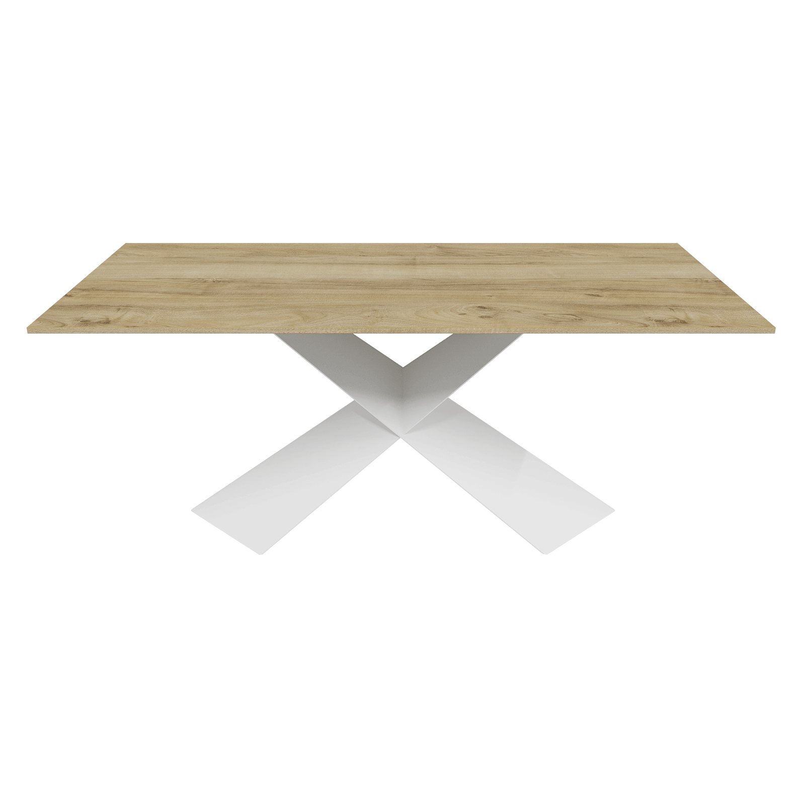 Обеденный стол LINBOW Wood 180 х 90 см, орех/белый