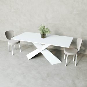 Обеденный стол LINBOW Wood 180 х 90 см, белый