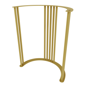 Подстолье золотое VIOLUR, 60 х 32.5 см