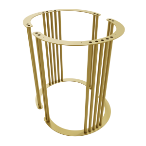 Подстолье золотое VIOLURх2, 60 х 32.5 см