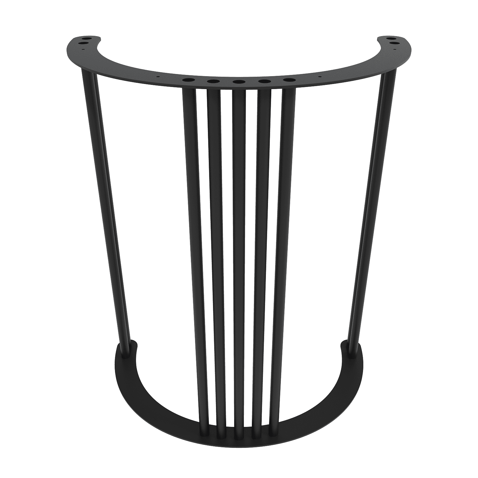Подстолье черное VIOLUR, 60 х 32.5 см