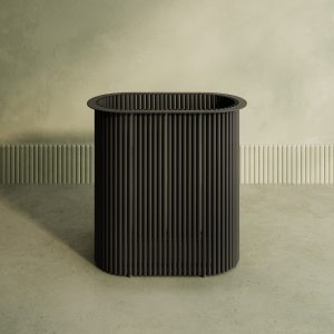 Подстолье черное TRUBIS Oval, 70 х 35 см