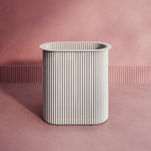 Подстолье белое TRUBIS Oval, 70 х 35 см