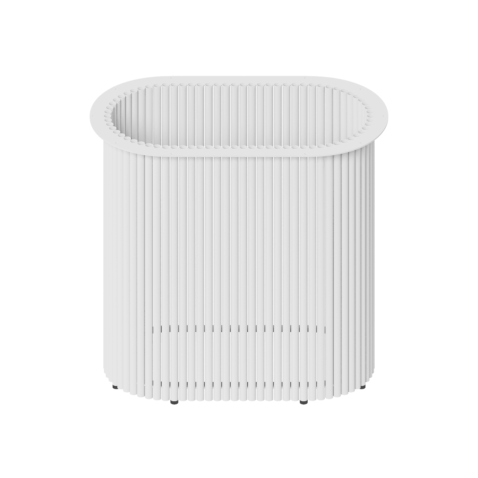 Подстолье белое TRUBIS Oval, 70 х 35 см