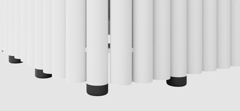 Прорезиненные ножки защищают пол от царапин и повреждений