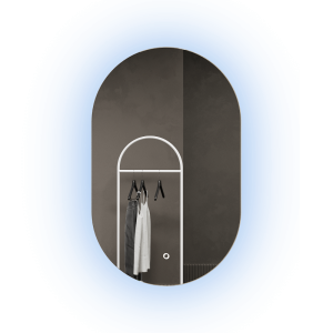 Зеркало с подсветкой 3 в 1, NOLVIS NF LED S, 80 x 50 см