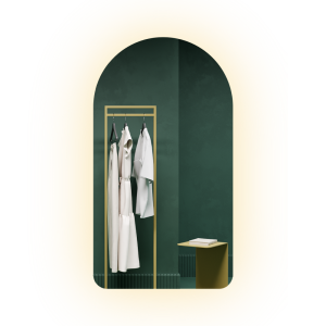 Зеркало с нейтральной подсветкой, ARKELO NF LED S, 90 x 50 см