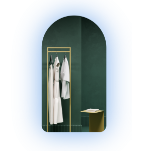 Зеркало с холодной подсветкой, ARKELO NF LED S, 90 x 50 см