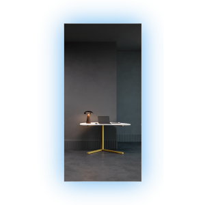 Зеркало с холодной подсветкой, HALFEO NF LED XL, 196 x 96 см