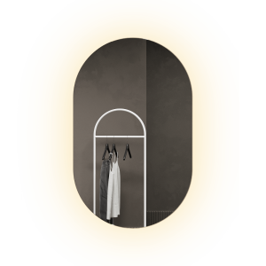 Зеркало с нейтральной подсветкой, NOLVIS NF LED S, 80 x 50 см