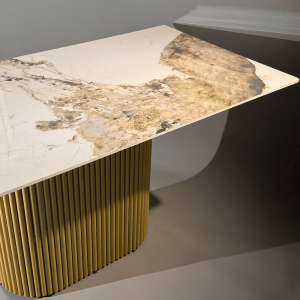 Обеденный стол TRUBIS с керамогранитом, 140 х 80 см