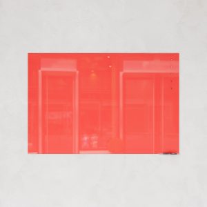 Магнитно-маркерная доска красная 100 x 150 см