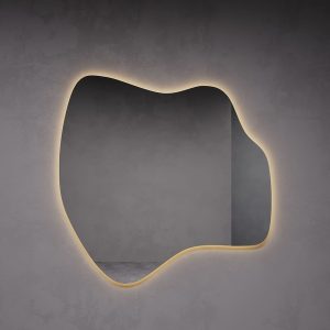 Зеркало NUVOLUR NF LED с теплой подсветкой, 140 х 140 см