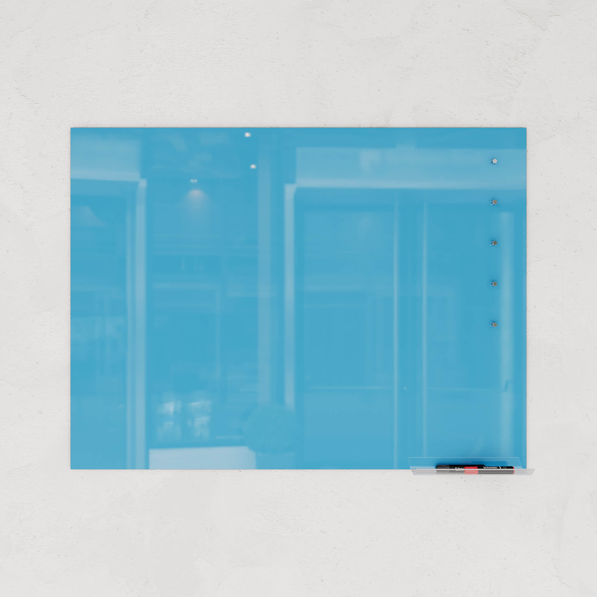 Магнитно-маркерная доска синяя 60 x 90 см